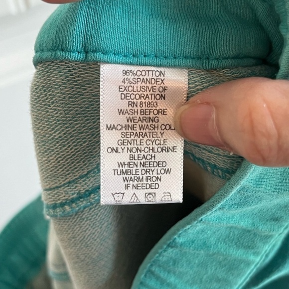 Denim & Co. 14 Stretch knit Denim Bermuda Shorts Turquoise - Picture 4 of 6